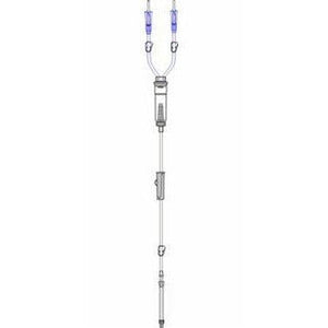 Easyflow Irrigation Set - Double Lead with Bubble Trap