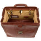 Elite Traditional Doctors Bag - Brown Leather
