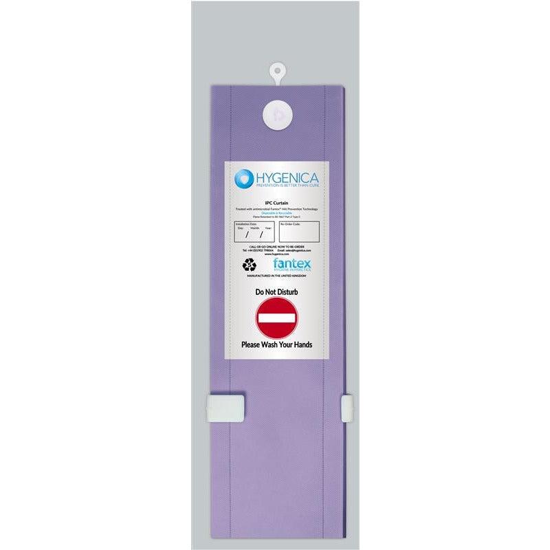 Fantex Disposable Antimicrobial Hospital Curtain - U-Fit - 4.5m x 2m