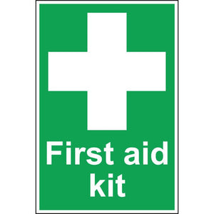 First Aid and White Cross sign , 300*200mm Rigid