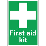 First Aid and White Cross sign , 300*200mm Rigid