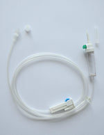 Gravity set, 180cm street tube, PVC, Hydrophobic Air Filter, 15µm DCF, Spike M Rot Luer - Box of 100