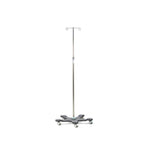 Heavy Duty Mobile Infusion Stand - 2 Hook - Spearmint