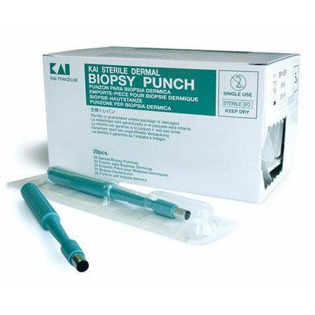 Kai Disposable Biopsy Punch 4mm Pack of 20