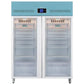 Lec PGR1200UK - 1200L Large Capacity Pharmacy Fridge - Glass Door