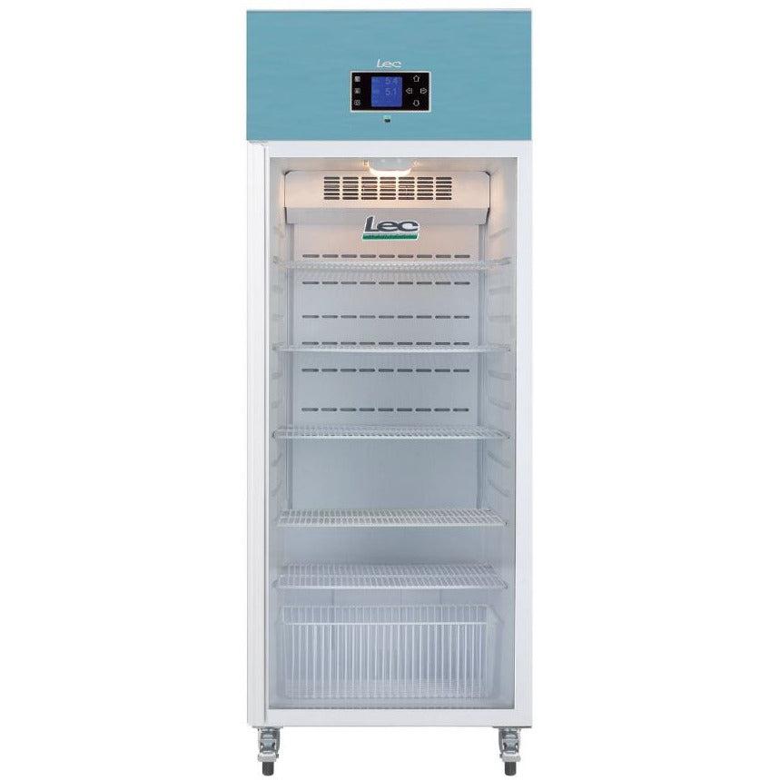 Lec PGR600UK - 600L Large Capacity Pharmacy Fridge - Glass Door