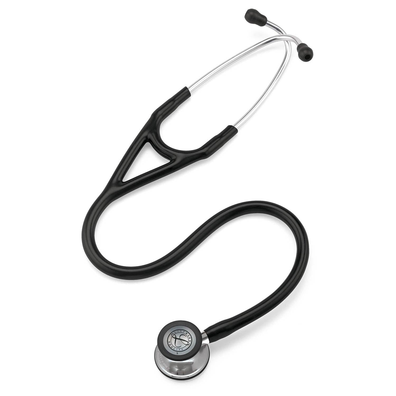 Littmann Cardiology IV Diagnostic Stethoscope: Black - Mirror Finish 6177
