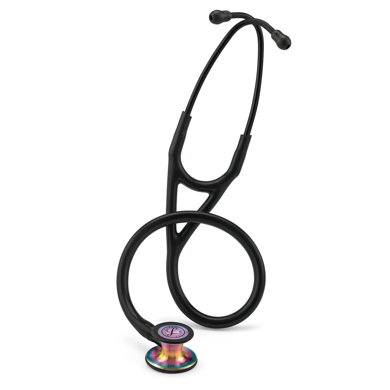 Littmann Cardiology IV Diagnostic Stethoscope: Black & Rainbow 6165