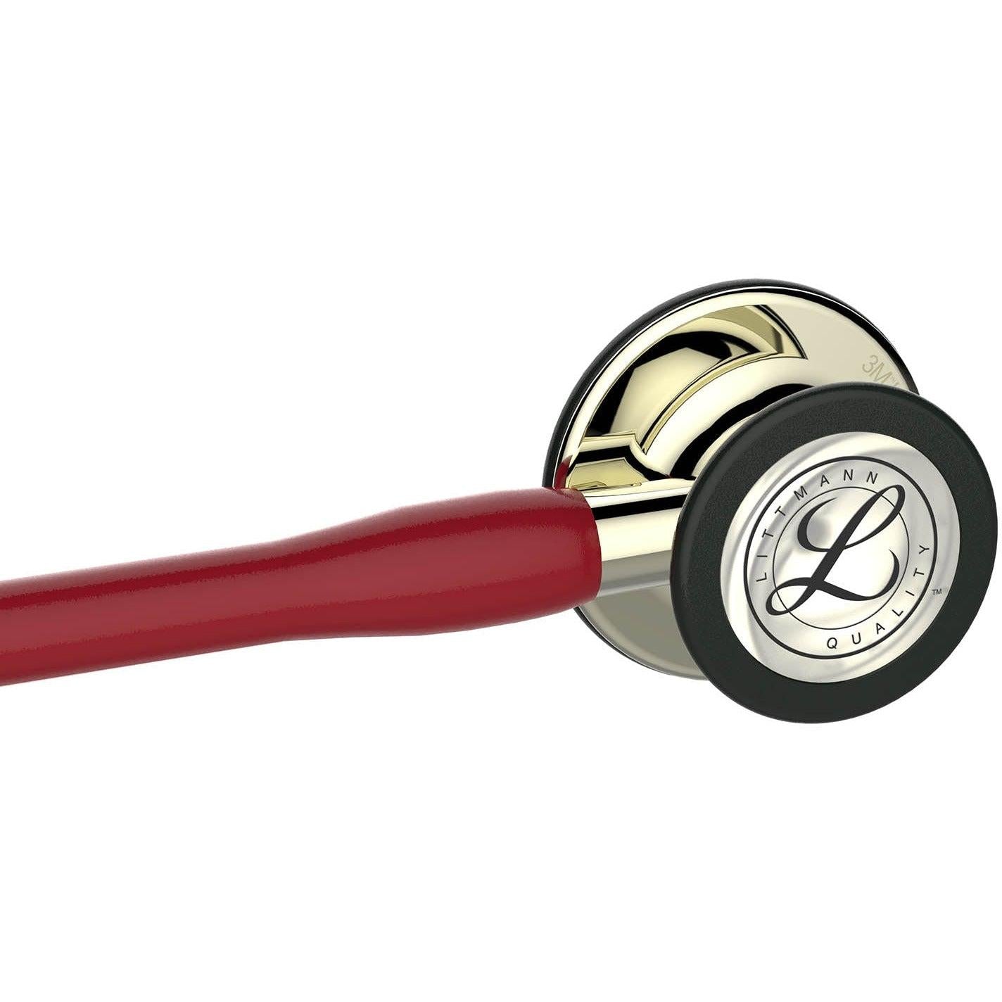 Littmann Cardiology IV Diagnostic Stethoscope: Champagne & Burgundy Tube 6176