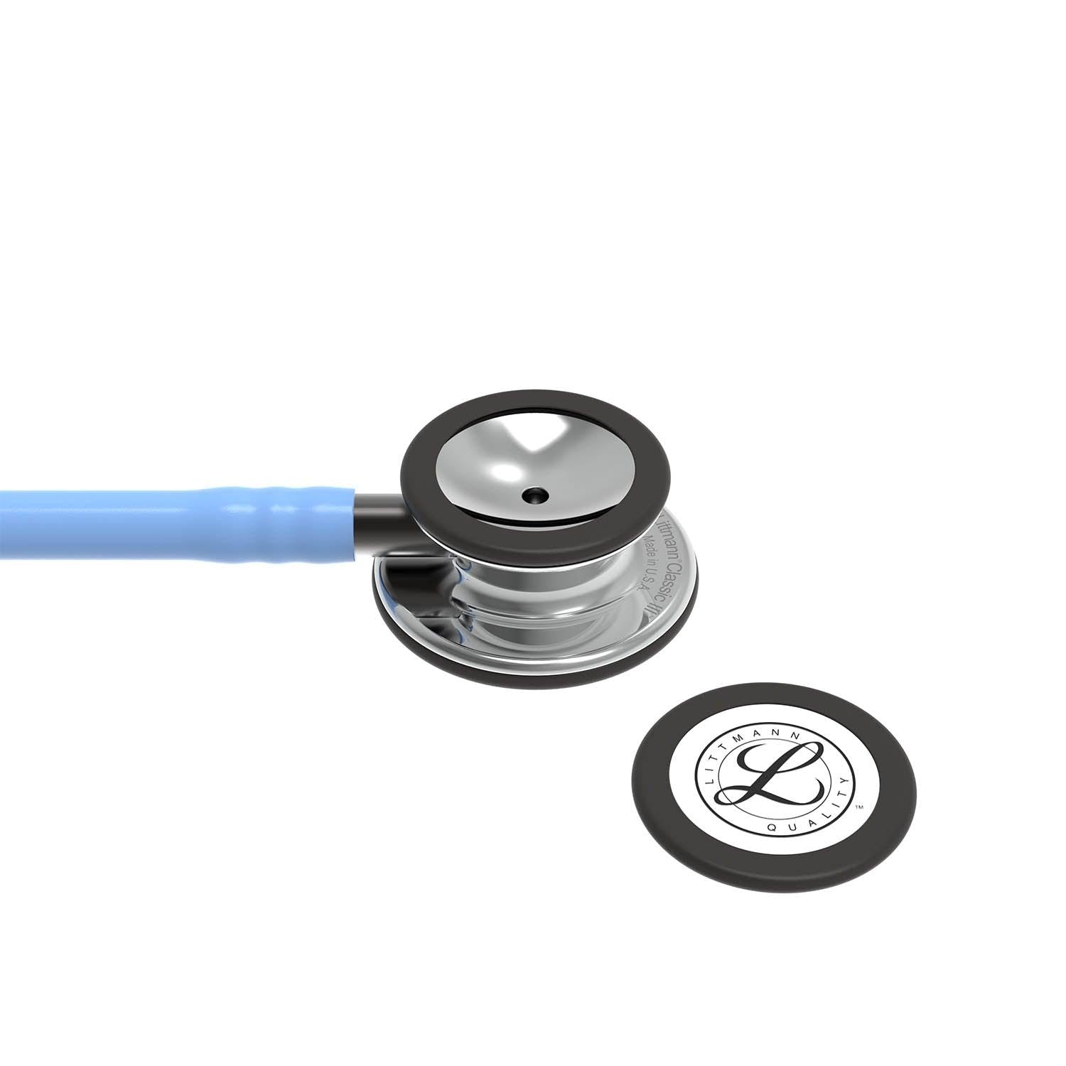 Littmann Classic III Monitoring Stethoscope: Mirror & Ceil Blue - Smoke Stem 5959