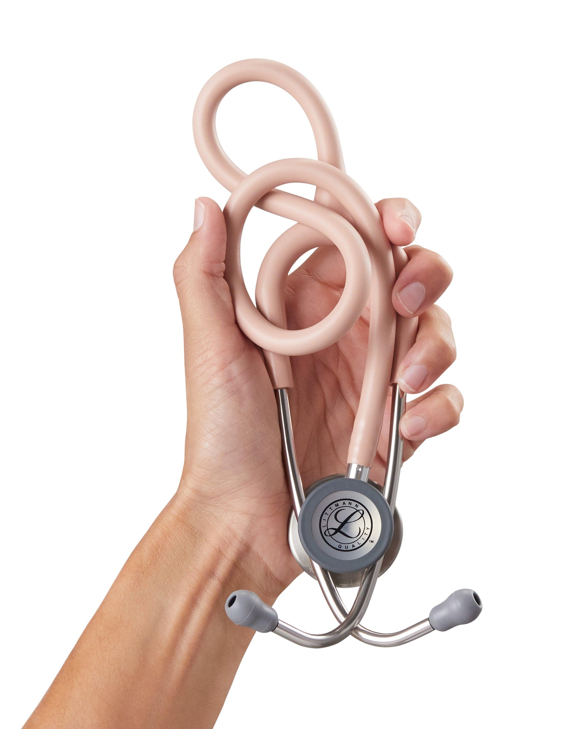 Littmann Classic III Monitoring Stethoscope: Satin Champagne Rose Tube 5910C