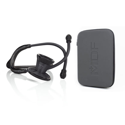 ProCardial® Titanium Adult Cardiology Stethoscope - Black Glitter/BlackOut + Case