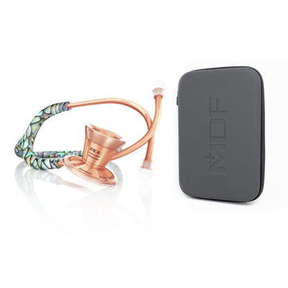 ProCardial® Titanium Adult Cardiology Stethoscope - Mermaid/Rose Gold + Case