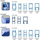 Marlux Seahorse Hooks for Disposable Curtains - Pack of 200