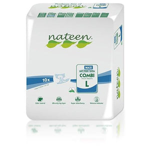 Nateen All-In-One Maxi Night Time (3450ml) x 10 Pack - Large Maxi
