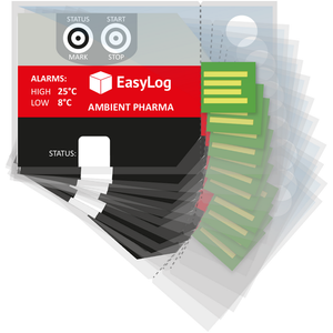 PDF Data Loggers. Ambient Pharma Alarms: High 25°C, Low 8°C - Pack of 10