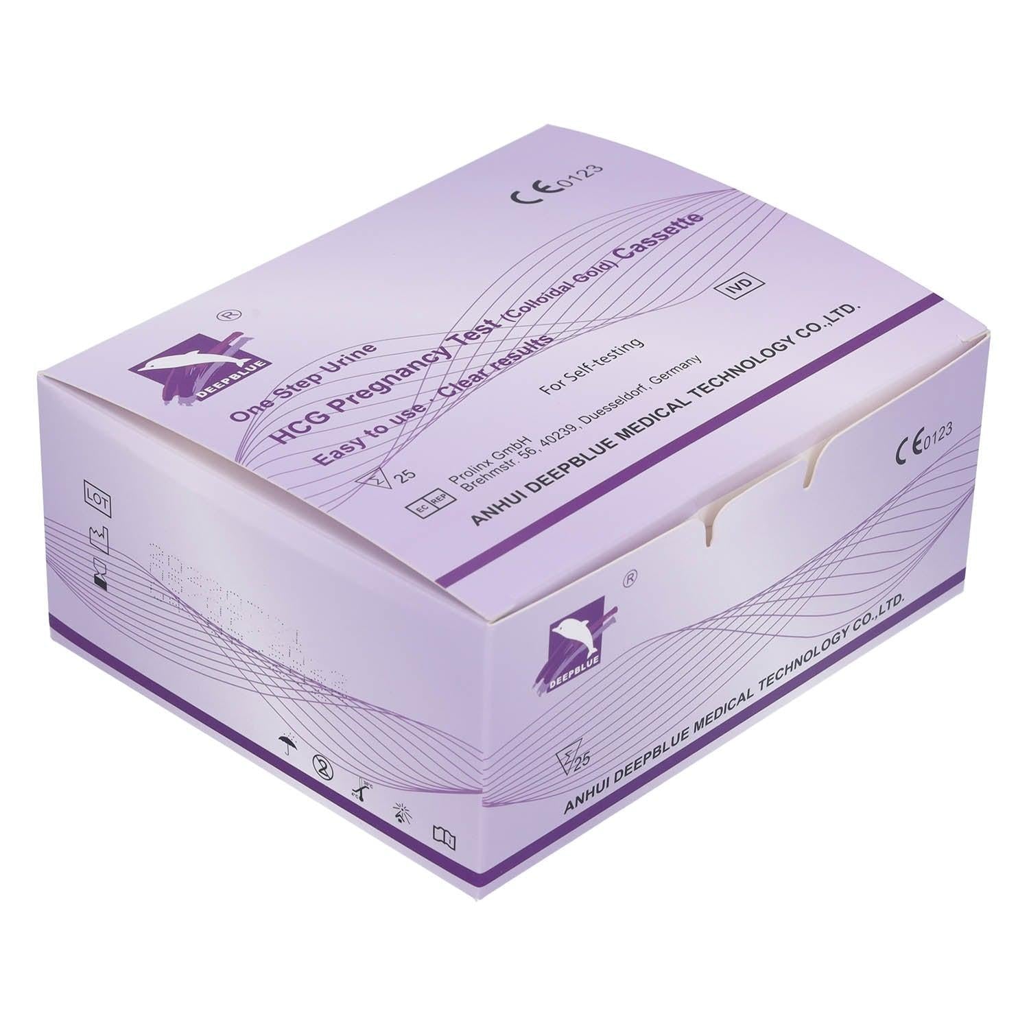 Pregnancy Tests HCG x 25 Cassettes