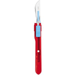 Retractable Safety Scalpel No.4 - Blade 21 - Sterile x 25