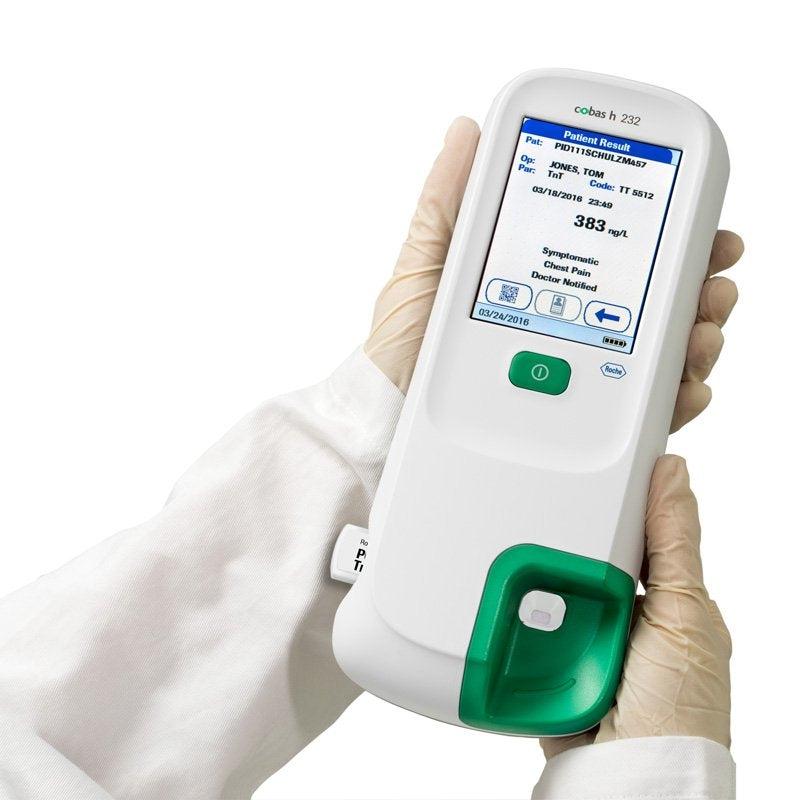 Roche Cardiac Blood Test Device Kit Cobas H 232 (Scanner NOT Included)