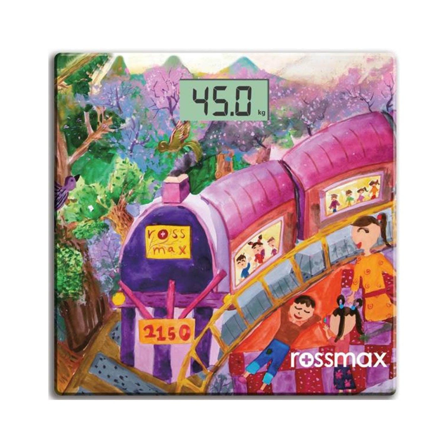 Rossmax WB103 Super Slim Electronic Personal Weighing Scales (Forest Railways)