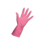 Rubber Household Gloves - Pink - Medium