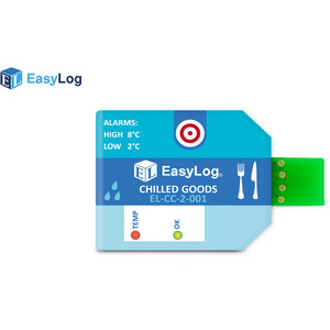 Single Use Chilled Goods Temperature & Humidity Data Logger - Pack of 10