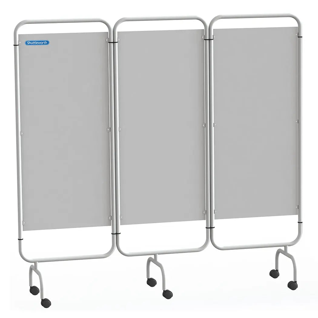 Solid Panel Ward Screen - White