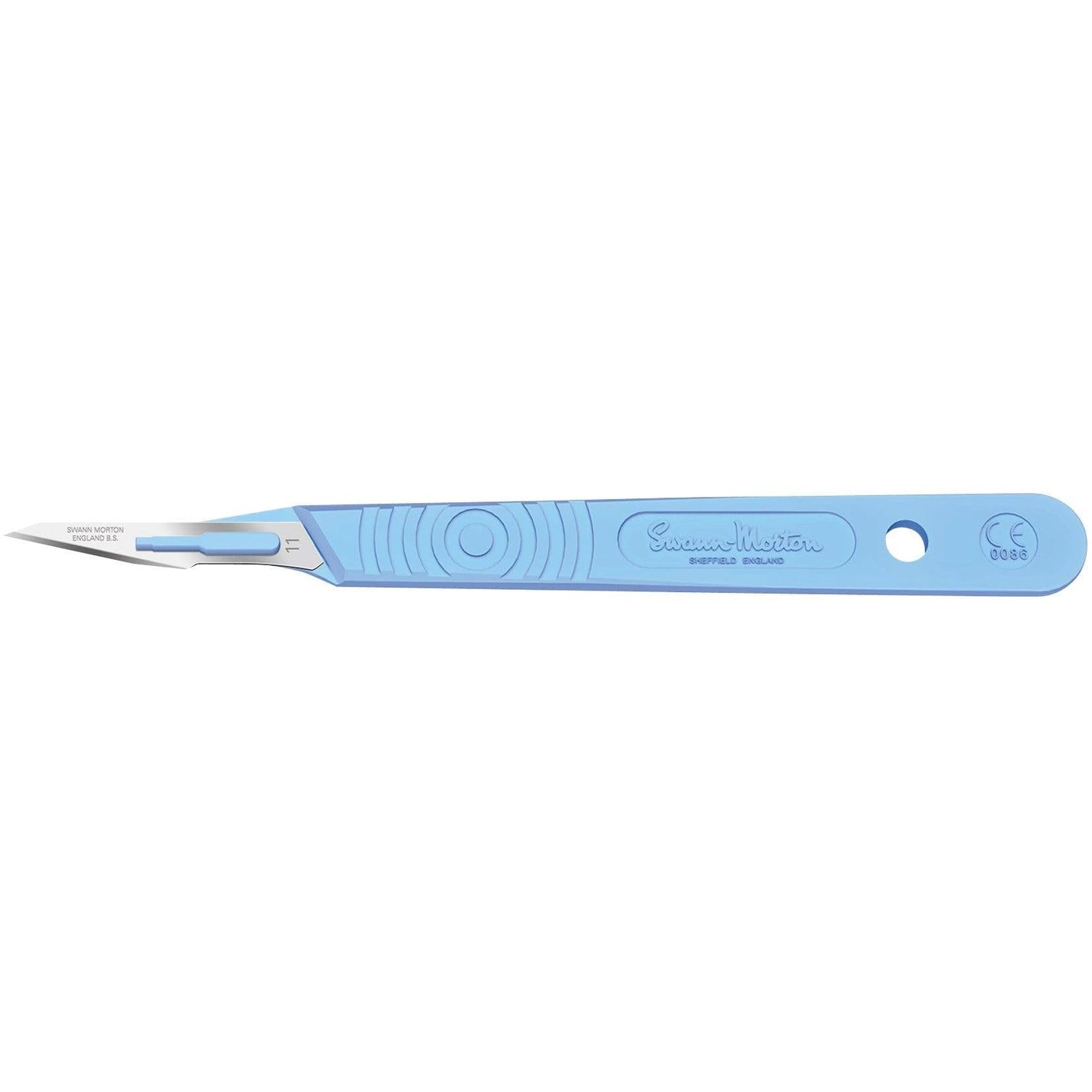 Sterile Disposable Scalpel No.11 Blade with Polystyrene Handle x 10