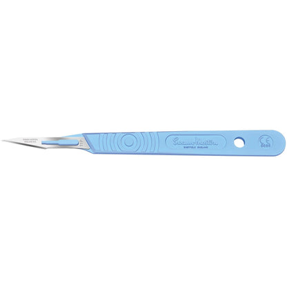 Sterile Disposable Scalpel No.11p Blade with Polystyrene Handle x 10