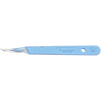 Sterile Disposable Scalpel No.15a Blade with Polystyrene Handle x 10
