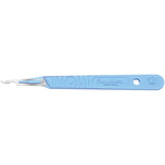 Sterile Disposable Scalpel No.15c Blade with Polystyrene Handle x 10