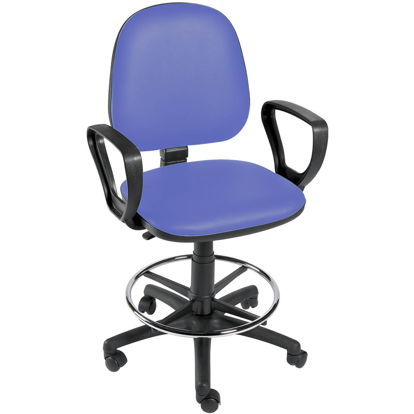 Sunflower Gas-Lift Chair with Arms and Foot Ring