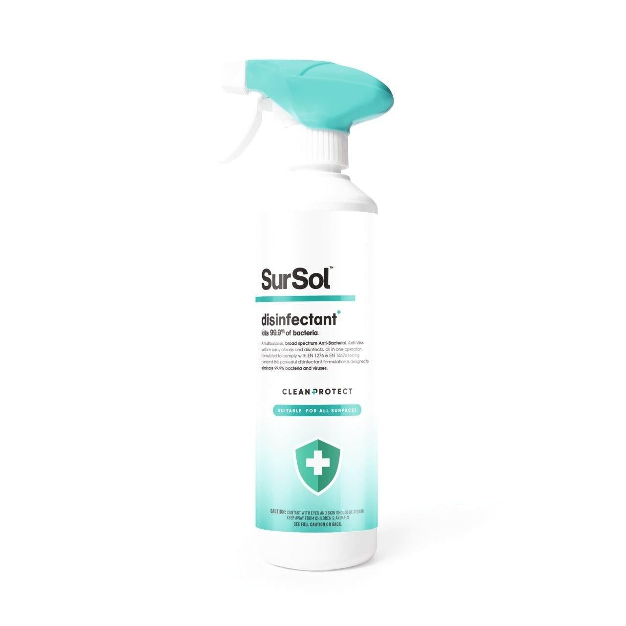 SurSol 500ml Antibacterial Disinfectant Surface Spray