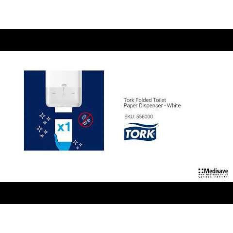 Tork Folded Toilet Paper Dispenser - White