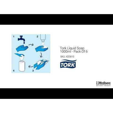 Tork Liquid Soap 1000ml - Pack Of 6