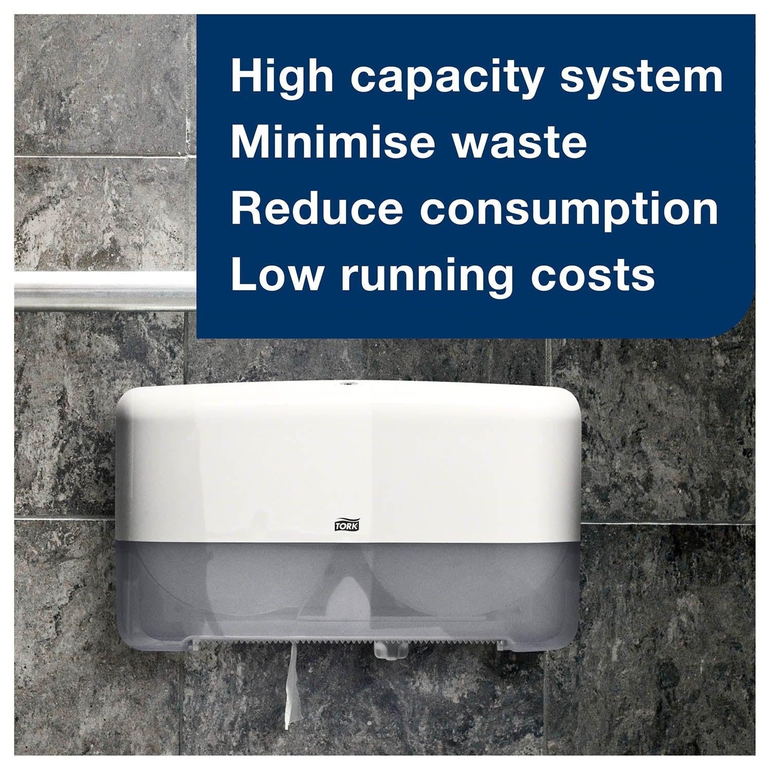 Tork Soft Mini Jumbo Toilet Roll Premium 2Ply - 110254 - Case of 12 x 170m