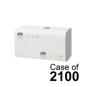 Tork Xpress Extra Soft Multifold Hand Towel Premium 2Ply - 100297 - Case of 21 x 100 Sheets