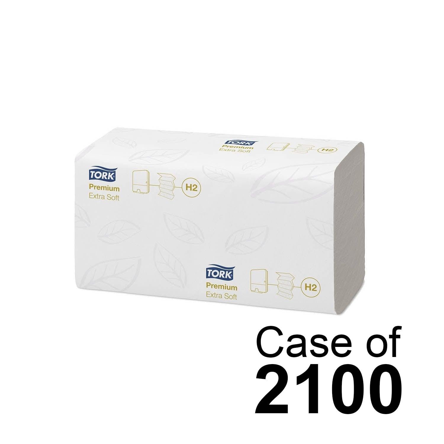 Tork Xpress Extra Soft Multifold Hand Towel Premium 2Ply - 100297 - Case of 21 x 100 Sheets