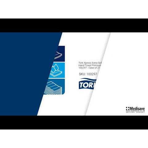 Tork Xpress Extra Soft Multifold Hand Towel Premium 2Ply - 100297 - Case of 21 x 100 Sheets