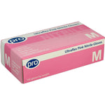 Ultraflex Pink Nitrile Glove Powder Free - Large x 100
