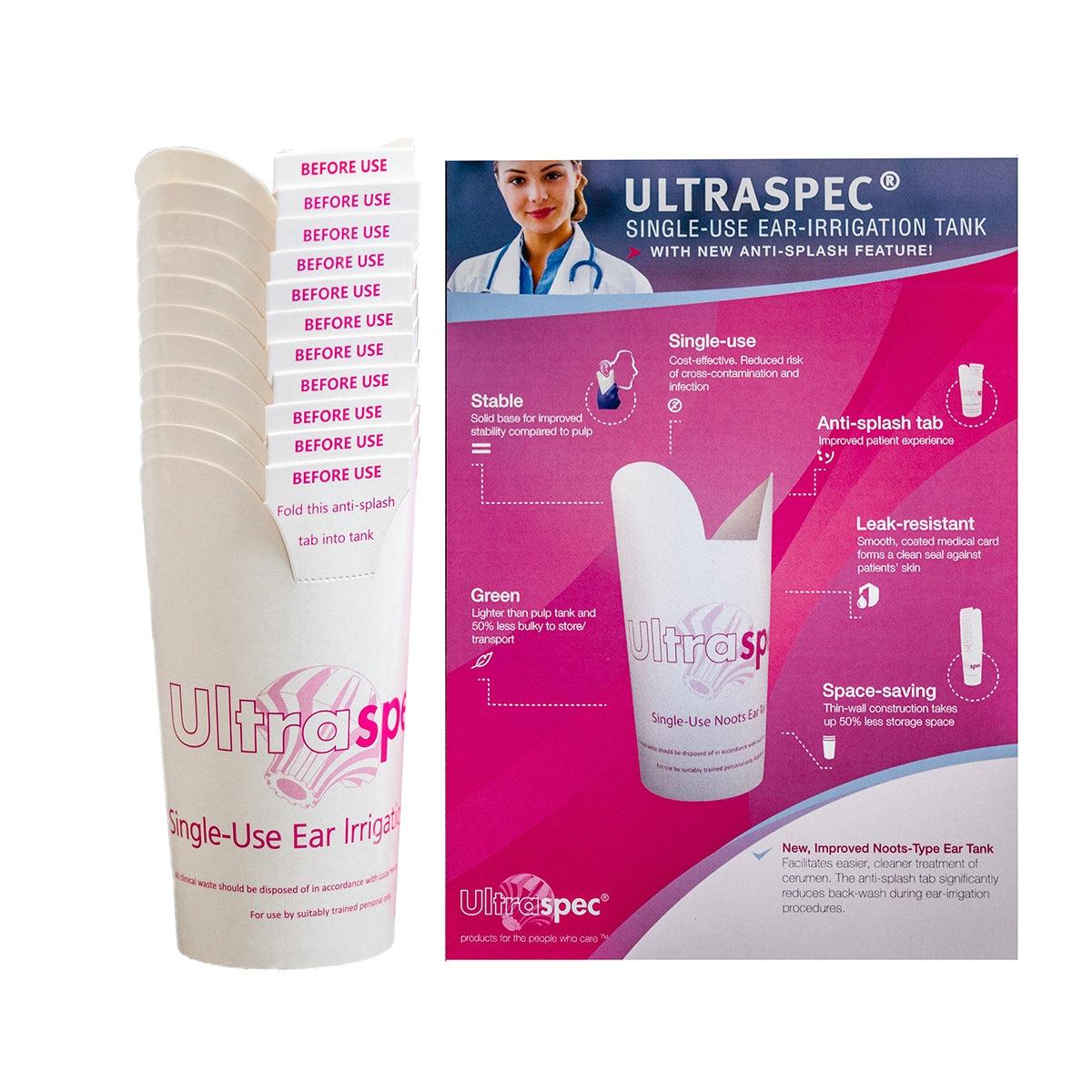 Ultraspec Ear Irrigation Tank x 50 Noots