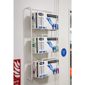 Universal Triple Glove Dispenser Rack