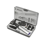 Keeler Fibre Optic Otoscope with standard battery, shown with a sleek handheld design and adjustable viewing head for ear examinations.