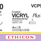 VICRYL Suture PLUS - Braided - Undyed - 3-0 - 45cm - 1 x Conventional Cutting PC - 16mm - 3/8C - 36
