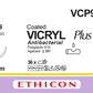VICRYL Suture PLUS - Braided - Violet - 1 - 70cm - 1 x Tapercut - 45mm - 1/2C - 36