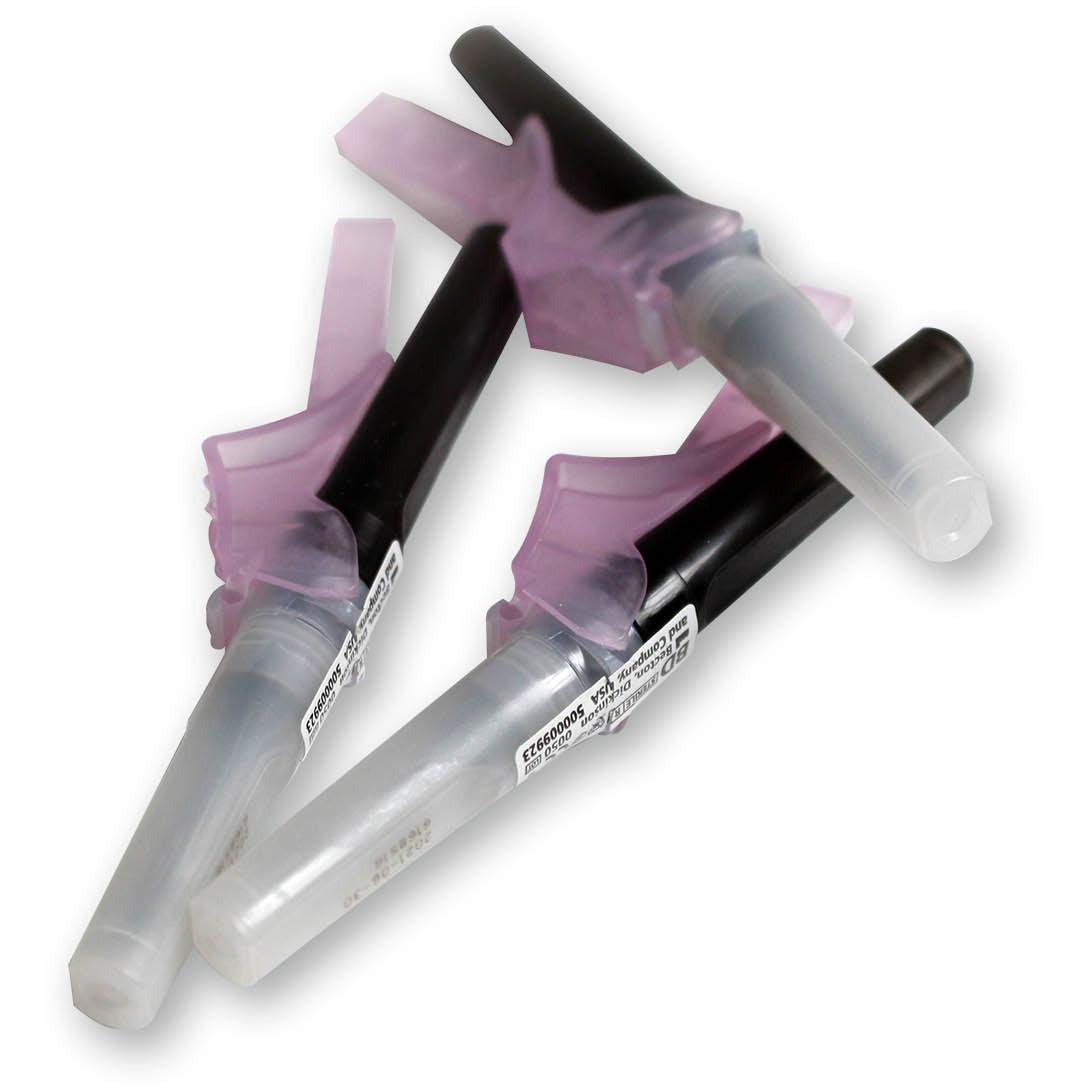 Vacutainer Eclipse Needle - Black 22g 1.25" x 48