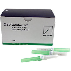 Vacutainer Needle 21g 1" x 100