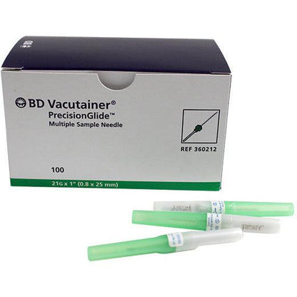 Vacutainer Needle 21g 1" x 100