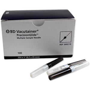 Vacutainer Needle 22g 1" x 100