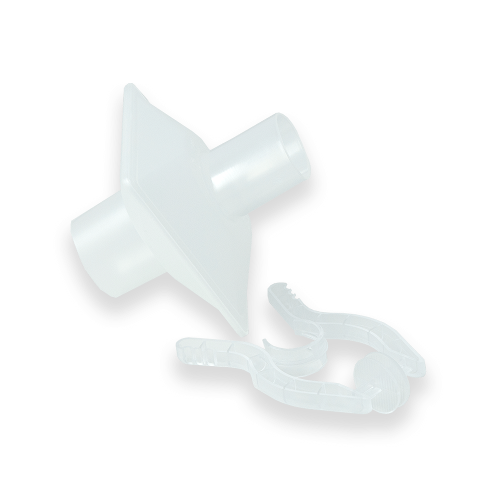 Vitalograph Eco BVF Short Oval Mouthpiee and Disposable Noseclip - Pack of 80